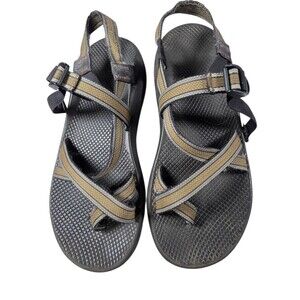 CHACO Z/2 Mens Sz 13‎ Brown Vibram Sole Sport Toe Loop Sandals